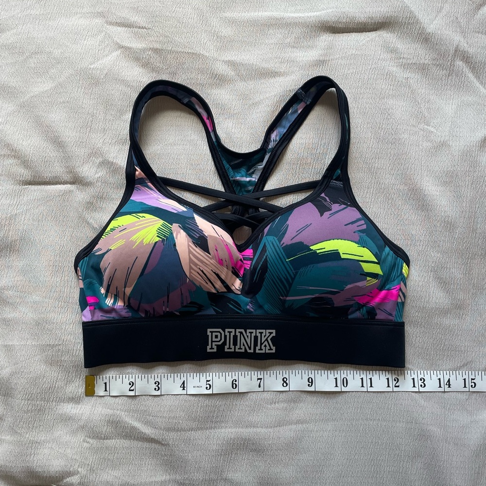 ❌SOLD❌ NEW PINK Victoria’s Secret Ultimate Push Up Sports Bra Size Small